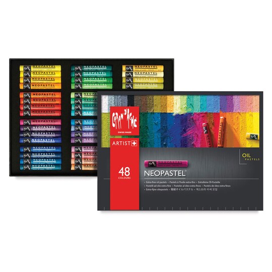 Caran d'Ache Neopastel Set - Assorted Colors, Set of 48, Color Caran d'Ache Neopastel Set - Assorted Colors, Set of 48, Color